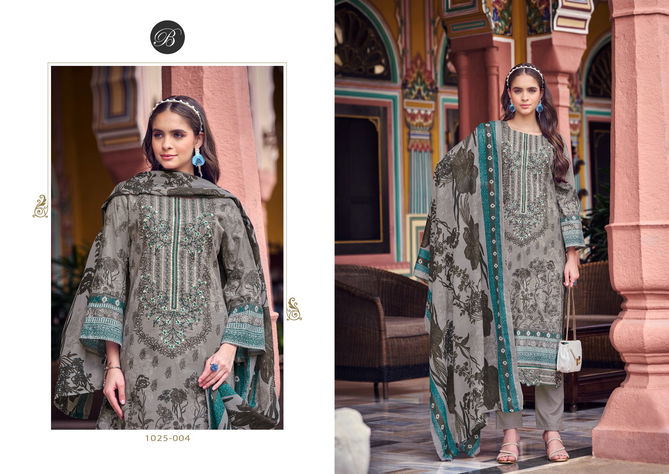 Al Marina 2 By Belliza Pure Cotton Digital Printed Dress Material Wholesale Price